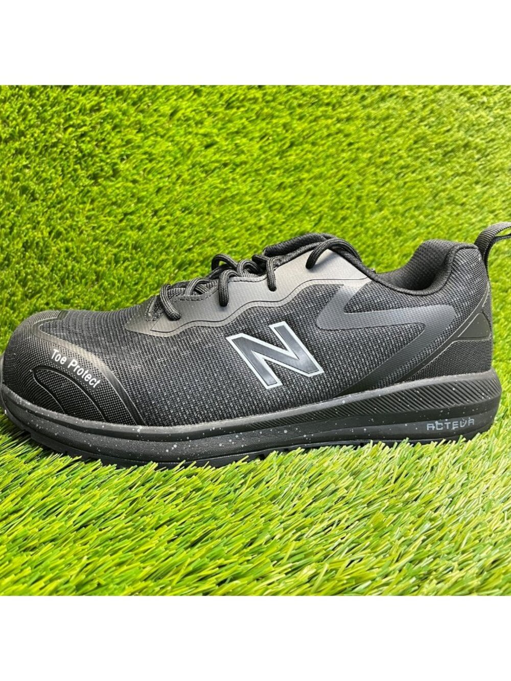 New Balance Logic EH Mens Size 8.5 Black White Composite Toe Safety Work Shoes - Picture 3 of 12